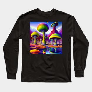 Shroom Fantasy Dream Worlds 2 Long Sleeve T-Shirt